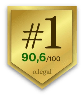 Nº1 · Índice de Fiabilidad Jurídica 90,6/100 · Observatorio.legal
